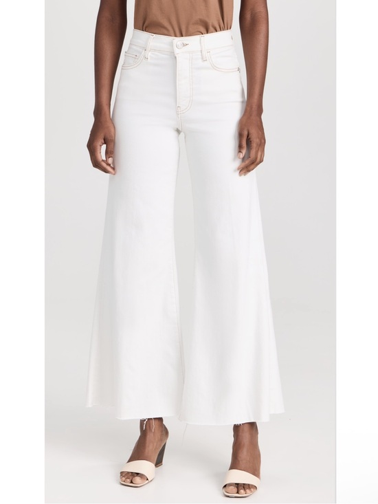 Frame Denim Denim - FRAME size 26 Le Palazzo Crop Raw Fray Jeans